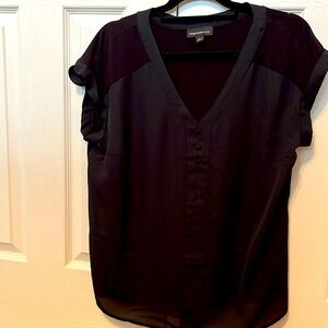 Black cap sleeve shirt